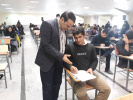 بازدید رییس واحد استانی بوشهر از برگزاری آزمون های متمرکز مراکز علمی کاربردی استان