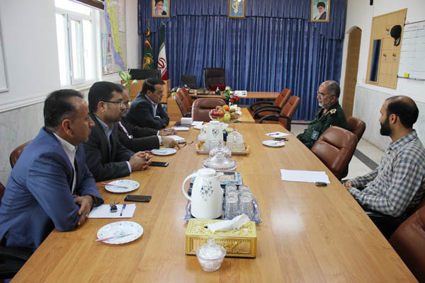 نشست رئیس واحد استانی با فرمانده سپاه استان