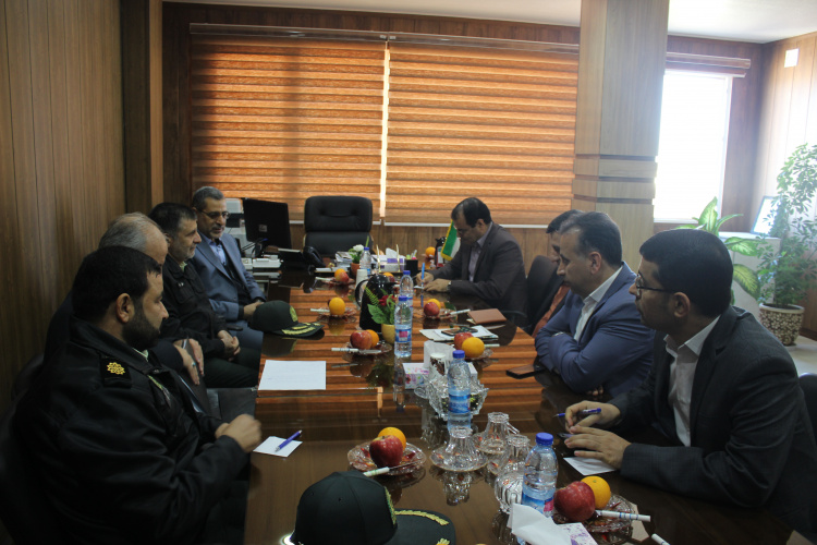 نشست هیأت رییسه موسسه آموزش عالی علمی کاربردی نیروی انتظامی و هیأت رییسه دانشگاه جامع علمی کاربردی استان بوشهر