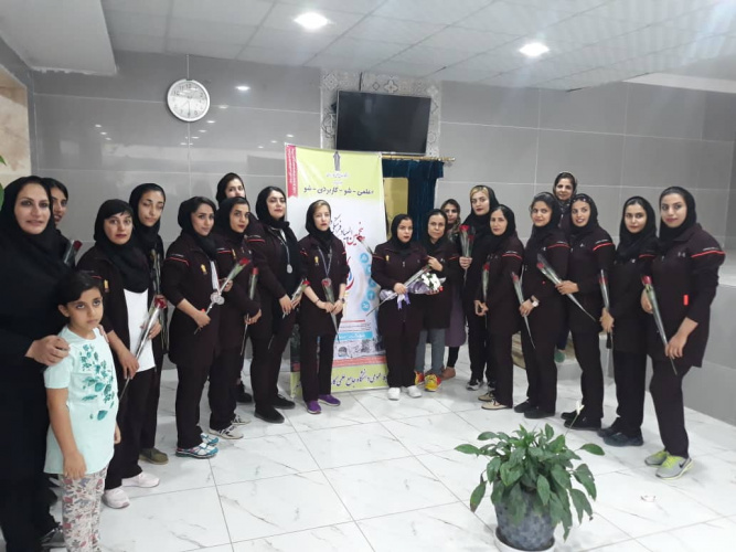 مراسم استقبال از کاروان اعزامی دانشجویان ورزشکار دختر دانشگاه جامع علمی کاربردی استان بوشهر به پنجمین المپیاد فرهنگی ورزشی دانشجویان دانشگاه علمی کاربردی کشور