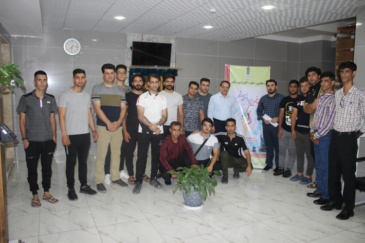 آئین بدرقه و اعزام کاروان ورزشی پسران دانشجوی دانشگاه جهت اعزام به پنجمین المپیاد فرهنگی ورزشی دانشجویان دانشگاه جامع علمی کاربردی کشور به میزبانی شهرکرد