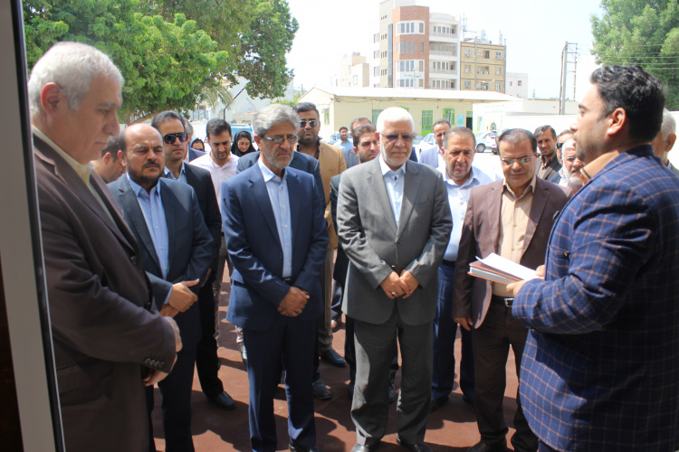 افتتاح ساختمان جدید مرکز آموزش علمی کاربردی گروه صنعتی پلیمر بوشهر توسط معاون نظارت و سنجش دانشگاه جامع علمی کاربردی