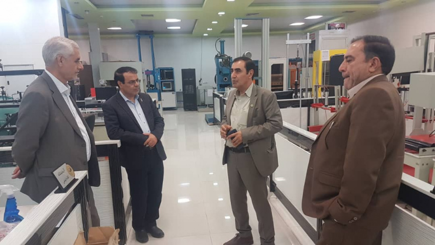 بازدید دکتر جلالی جواران معاون آموزشی دانشگاه از مجتمع آزمایشگاهی شاخه زیتون لیان