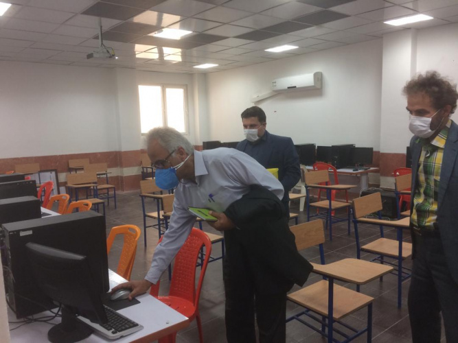 بازدید نظارتی از مرکز آموزش علمی کاربردی دشتی