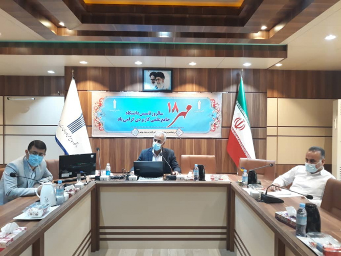 نشست خبری و مطبوعاتی سرپرست دانشگاه جامع علمی کاربردی استان بوشهر به مناسبت سالروز تأسیس دانشگاه برگزار شد