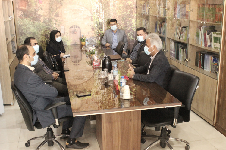 برگزاری جلسه با شرکت دانش بنیان بازرسی فنی و مجتمع آزمایشگاهی شاخه زیتون لیان بوشهر