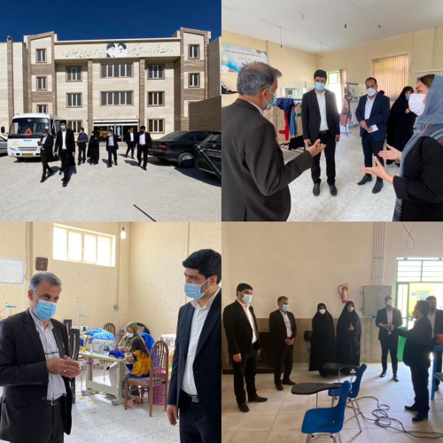 بازدید رئیس و اعضاء شورای شهر بوشهر از مرکز آموزش علمی کاربردی پلیمر