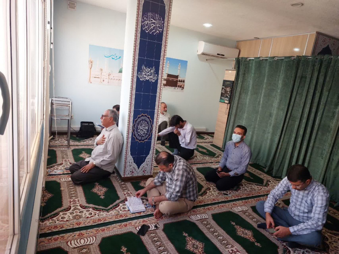 برگزاری مراسم پر فیض زیارت عاشورا در دانشگاه جامع علمی کاربردی استان بوشهر